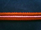 FT380 10mm Dark Rose Pink and Sable Brown Corded Braid - Ribbonmoon