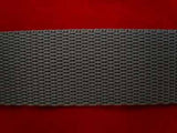 WEB15 25mm Slate Grey Polypropylene Webbing - Ribbonmoon