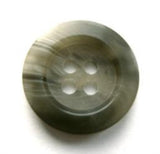 B17512 19mm Mid and Light Greys Bone Sheen 4 Hole Button - Ribbonmoon