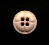 B16673 15mm Oyster Leather Effect 4 Hole Button - Ribbonmoon