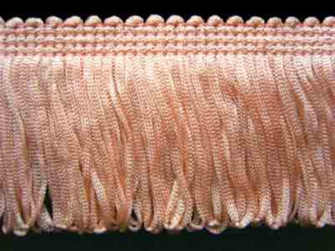 FT1463 55mm Pale Rose Pink Dense Looped Dress Fringe - Ribbonmoon