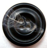 B16321 22mm Midnight Navy Fossil Veined Soft Sheen 4 Hole Button - Ribbonmoon
