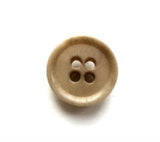 B17466 14mm Dusky Beige 4 Hole Button - Ribbonmoon