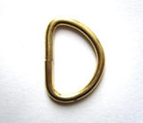 DRING18 Brass Metal D Ring 17mm Inside Width