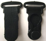 SUS6 Black Suspender End, 19mm Inside Width - Ribbonmoon
