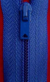 Z0542 41cm Misty Royal Blue Nylon No.3 Closed End Zip - Ribbonmoon
