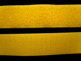 HL10 25mm Sunshine Yellow Sew On Hook and Loop Fastening Tape - Ribbonmoon