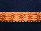 FT962 12mm Pale Orange Shiny Finish Braid Trimming