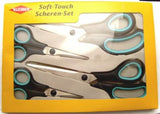 SCISSOR52 4 Piece Scissor Set, Dressmakers, Household, Craft, Sewing - Ribbonmoon