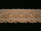 FT846 20mm Antique Cream Beige Cord Decorated Braid Trim