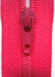Z1894 YKK 41cm Bright Geranium Pink Nylon No.3 Closed End Zip - Ribbonmoon