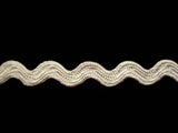 RIC38 8mm Bridal White Ric Rac Braid - Ribbonmoon