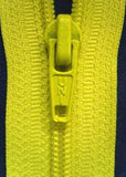 Z2399 76cm Bright Sunny Lime Nylon No.5 Open End Zip - Ribbonmoon