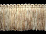 FT1425 42mm Cream Shades Cut Ruched Fringing - Ribbonmoon