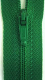 Z3635 51cm Shamrock Green Nylon Lightweight Closed End No.2 Zip