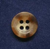 B17982 11mm Tonal Browns and Naturals Soft Sheen 4 Hole Button - Ribbonmoon