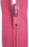 Z4473 40cm Geranium Pink Nylon No.3 Closed End Zip - Ribbonmoon