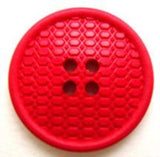 B8611 23mm Textured Pale Red 4 Hole Button - Ribbonmoon