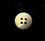 B16823 11mm Pale Aaran Bone Sheen 4 Hole Button - Ribbonmoon