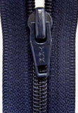 Z3004 YKK 64cm Navy Nylon No.5 Open End Zip - Ribbonmoon