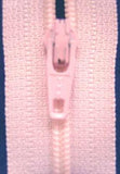 Z1891 YKK 25.5cm Very Pale Pink Nylon No.3 Closed End Zip - Ribbonmoon