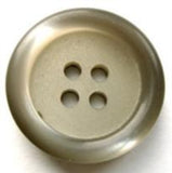 B17492 22mm Grey Beige Matt Centre 4 Hole Button - Ribbonmoon