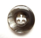 B9924 17mm Grey and Black Ice Effect 4 Hole Button