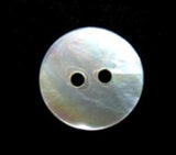 B7833 12mm Iridescent Real Shell 2 Hole Button - Ribbonmoon