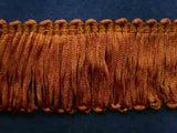 FT1185 38mm Golden Brown Dense Looped Dress Fringe - Ribbonmoon