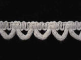 BLOOP06 14mm White Cotton Bridal or Button Looping - Ribbonmoon