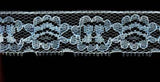 L425 23mm Saxe Blue Flat Lace - Ribbonmoon