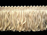 FT1435 45mm Cream Dense Looped Dress Fringe - Ribbonmoon