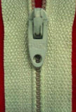 Z2181 18cm Mist Green Nylon No.3 Closed End Zip - Ribbonmoon