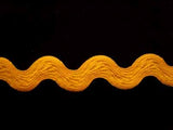 RIC23 16mm Sunshine Yellow Ric Rac Braid - Ribbonmoon