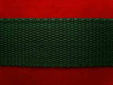 WEB20 25mm Forest Green Polypropylene Webbing - Ribbonmoon