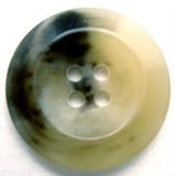 B9940 22mm 22mm Dull Natural and Black Chunky 4 Hole Button