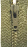 Z3457 Optilon 55cm Mist Kahki Green Nylon No.3 Closed End Zip - Ribbonmoon