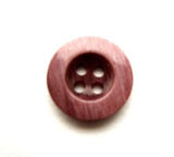 B11328 15mm Frosted Burgundy 4 Hole Button - Ribbonmoon