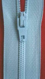 Z0088 Optilon 46cm Pale Saxe Blue Nylon No.3 Closed End Zip - Ribbonmoon