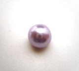 B16768 9mm Metallic Lilac Glass Ball Button, Hole Built into the Back - Ribbonmoon