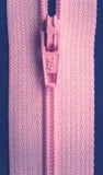 Z0438 30cm Pale Pink Nylon No.3 Closed End Zip - Ribbonmoon