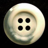 B7297 19mm Tonal Ivory High Gloss 4 Hole Button - Ribbonmoon