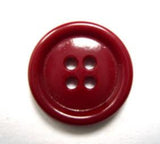B15488 19mm Pale Burgundy Gloss 4 Hole Button - Ribbonmoon