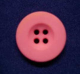 B4699 15mm Dark Rose Pink Matt 4 Hole Button - Ribbonmoon