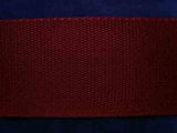 WEB46 50mm Burgundy Polypropylene Webbing - Ribbonmoon