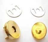 PURSECLASP3 Gold Magnetic Purse or Bag Clasp 18mm - Ribbonmoon