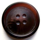 B17458 22mm Tonal Dark Rosewood Brown Soft Sheen 4Hole Button - Ribbonmoon