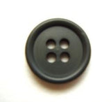 B7681 14mm Moonlight Blue Grey Soft Sheen 4 Hole Button - Ribbonmoon