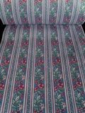 FABRIC52 44cm Cotton Fabric with a Flowery Design
