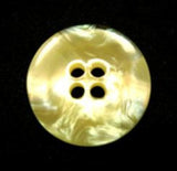 B15502 17mm Tonal Primrose Pealised 4 Hole Button with an Iridescence - Ribbonmoon